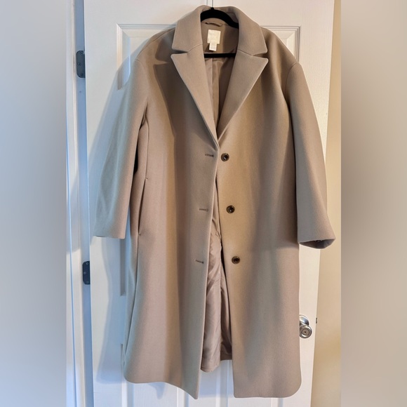 H&M Jackets & Blazers - H&M Beige Coat